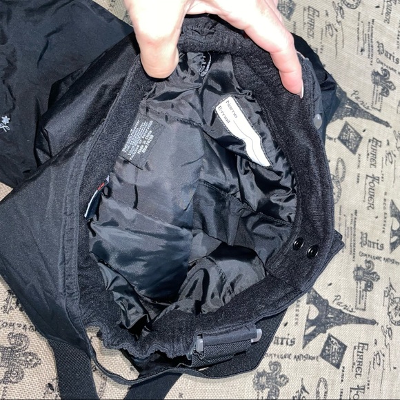 Weatherproof 32 Degree NWT! Black Adjustable Zip Off Suspender Snow Pants - Picture 11 of 11